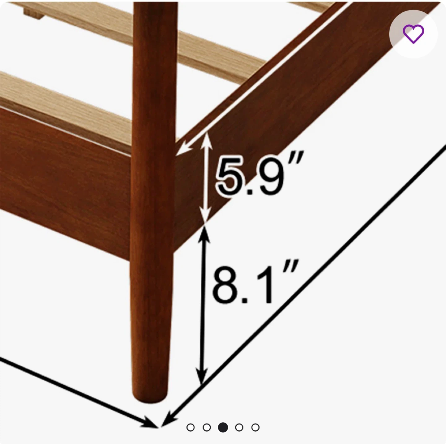 Wooden Canopy Bed Frame - photo 4