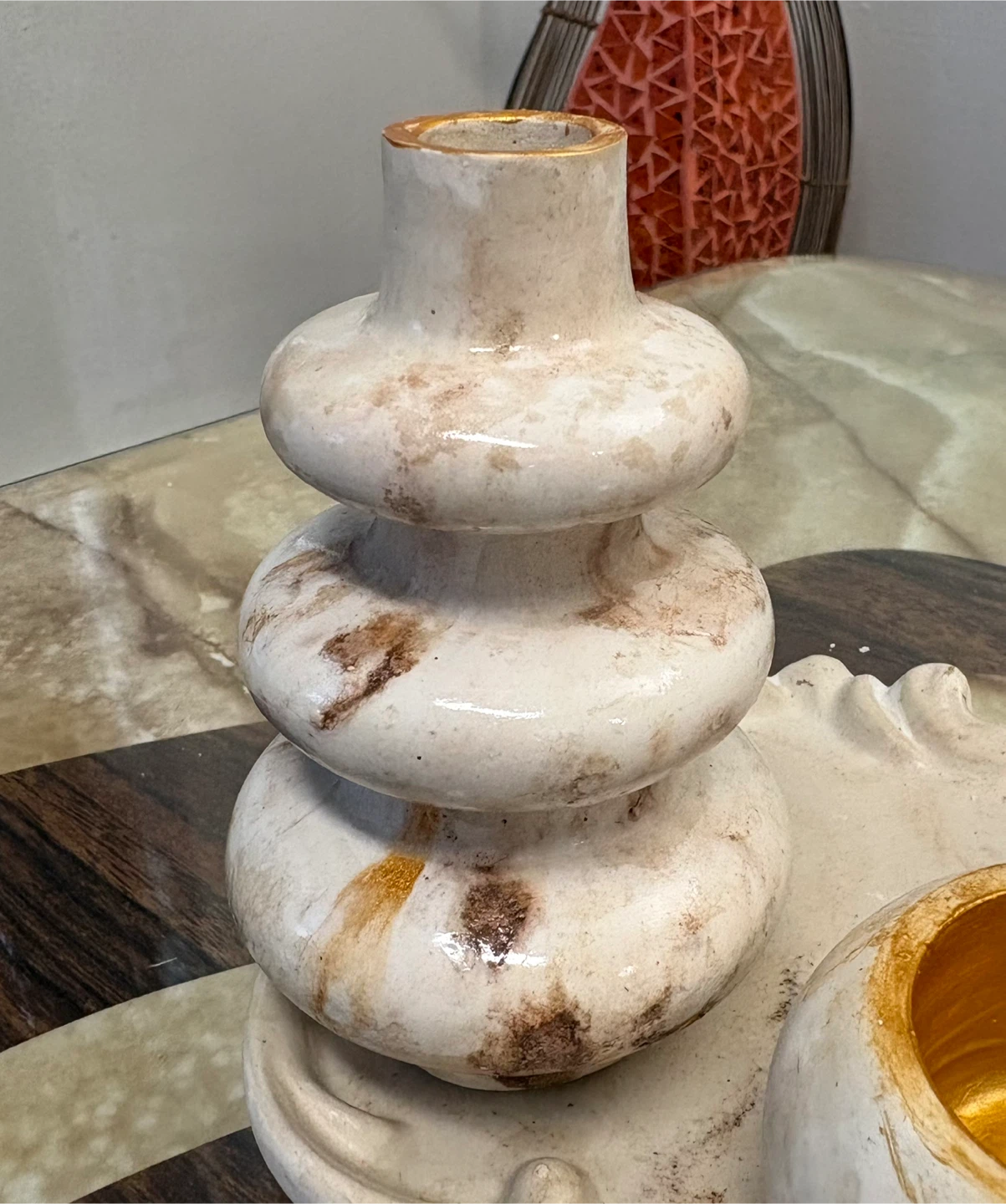 Handmade 5-Piece Marble Decorative Tray Set - photo 3