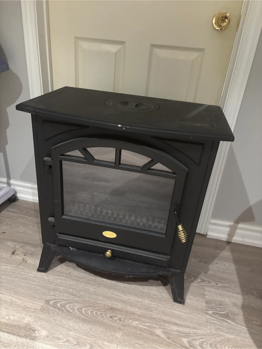 Black Electric Fireplace Stove