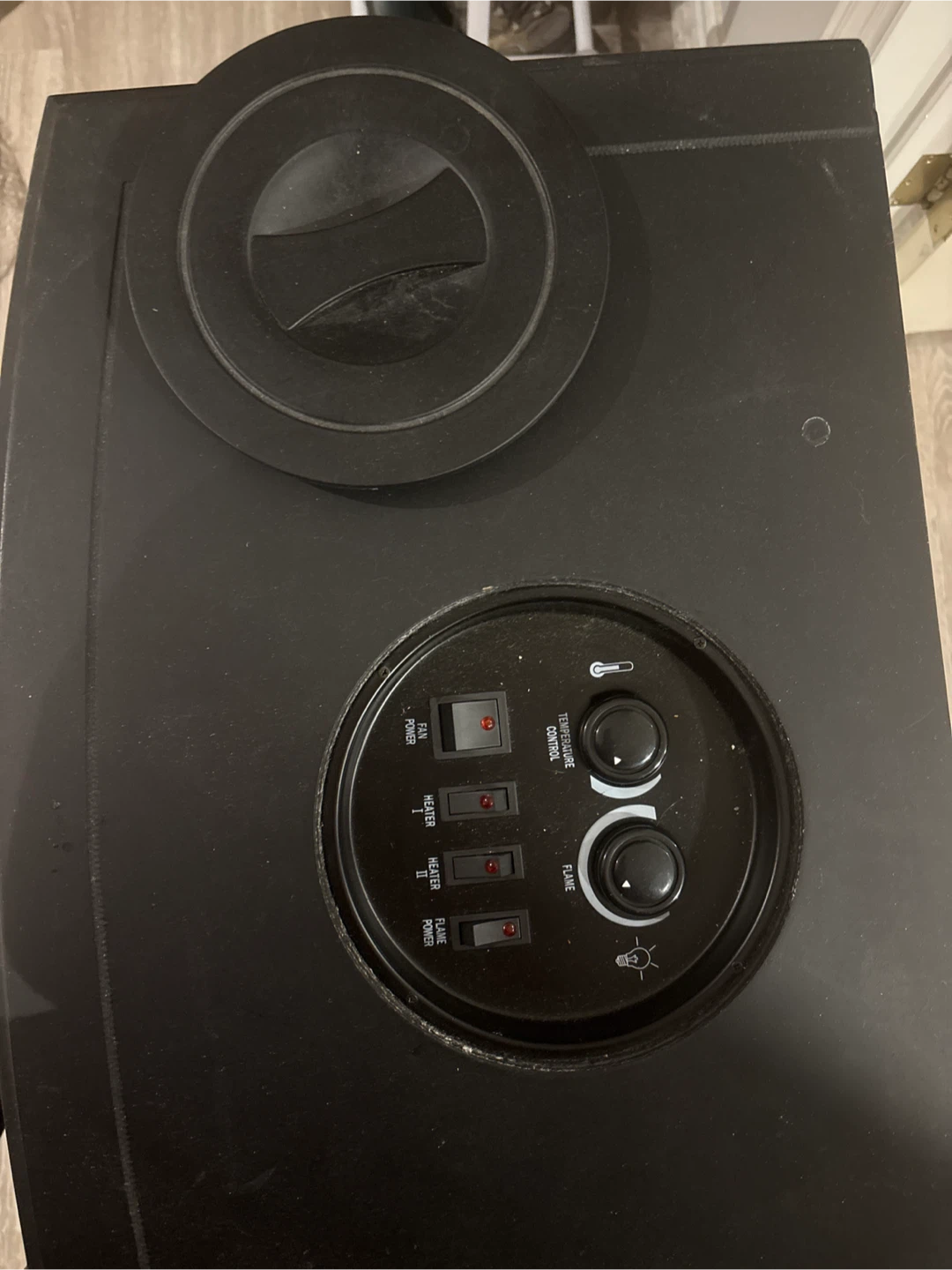 Black Electric Fireplace Stove - photo 3