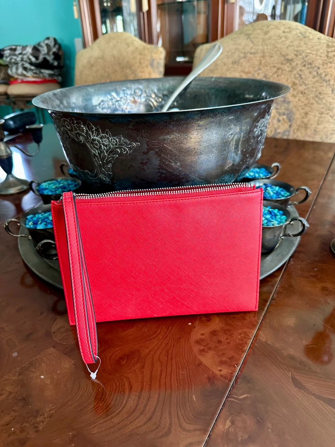 GUESS Red Wristlet Clutch - photo 5