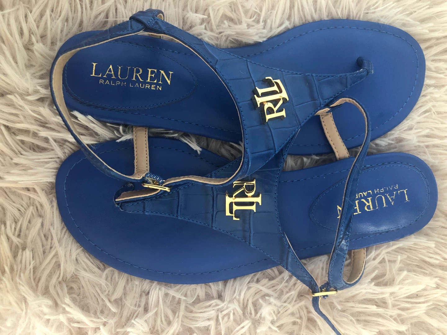 Lauren Ralph Lauren Blue Sandals