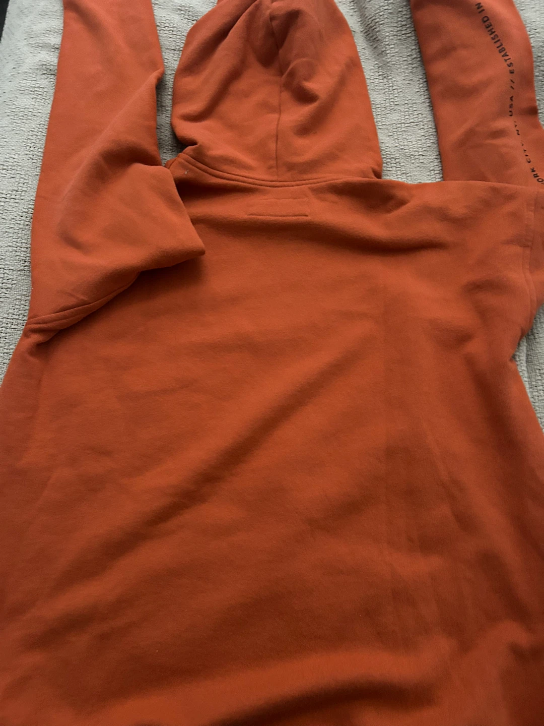 Abercrombie Kids Orange Relaxed Fit Hoodie Size 17/18 - photo 5