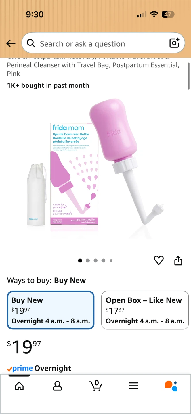 Frida Mom Upside Down Peri Bottles- 2