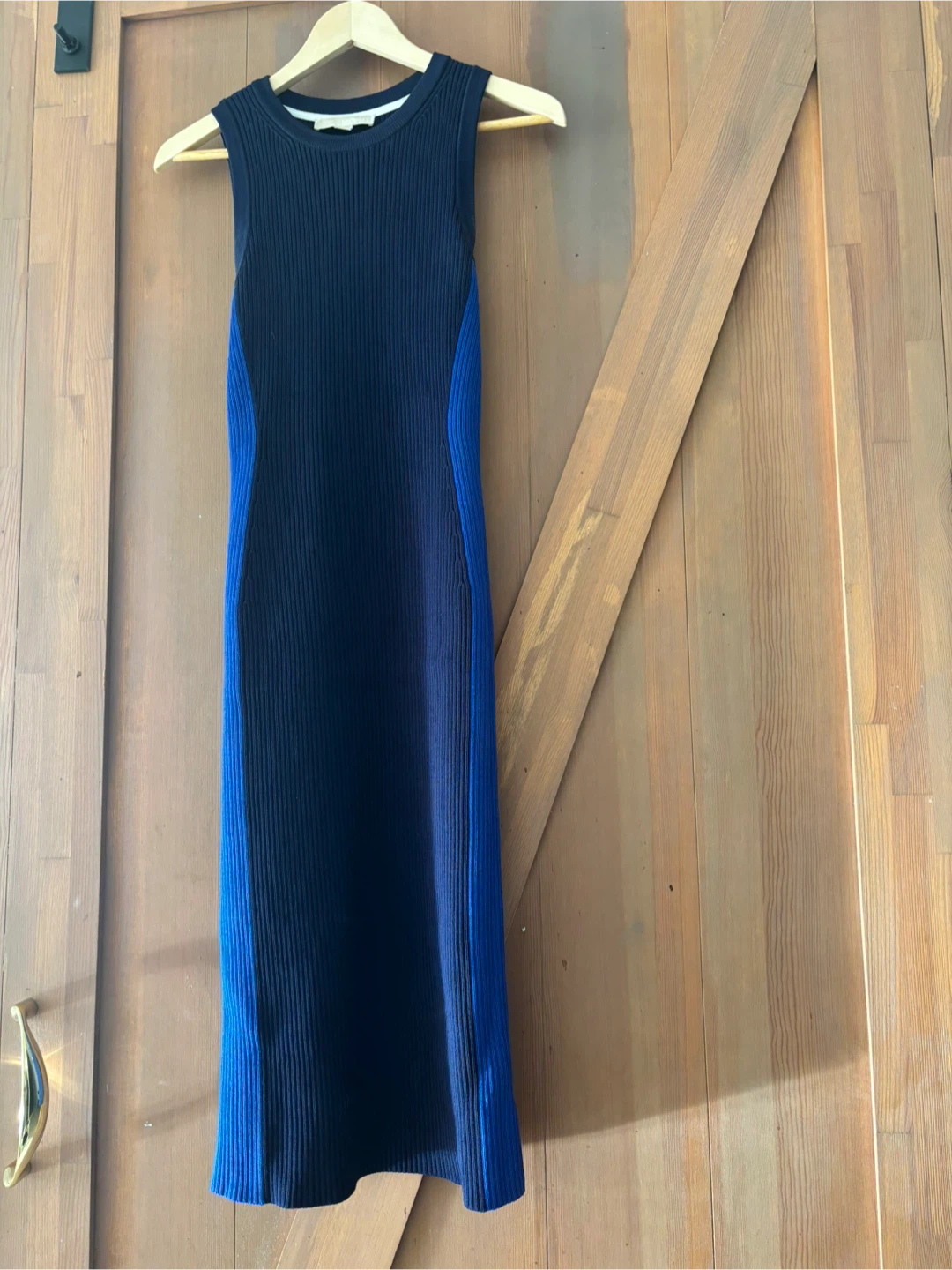Michael Kors Ribbed Knit Sleeveless Dress