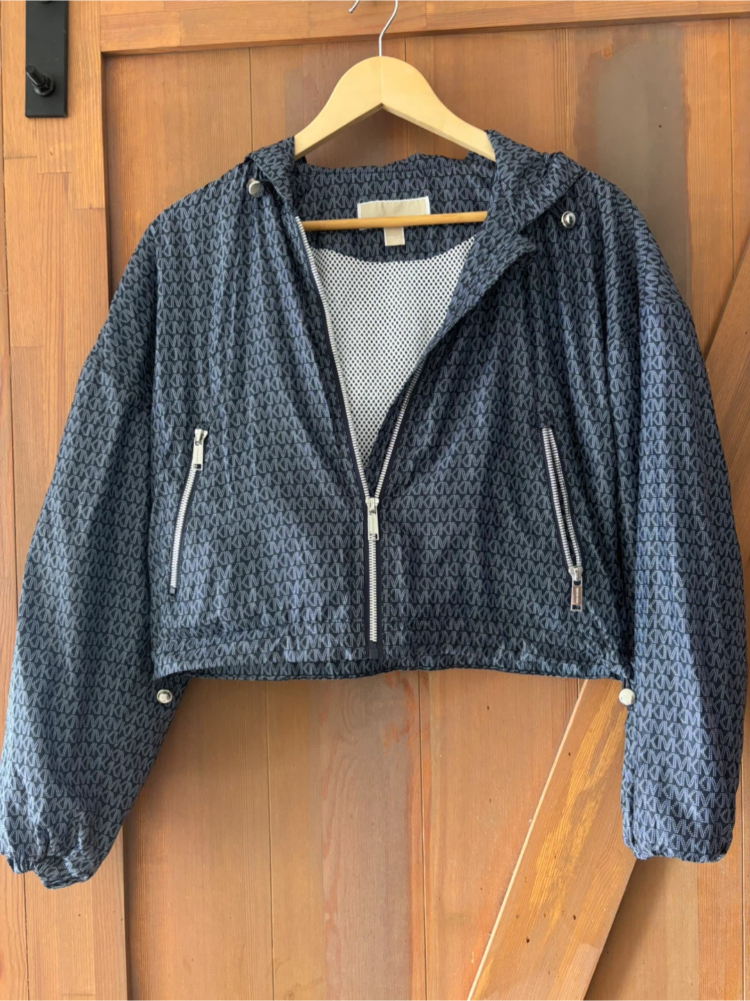 Michael Kors Cropped Windbreaker Jacket XS/TP