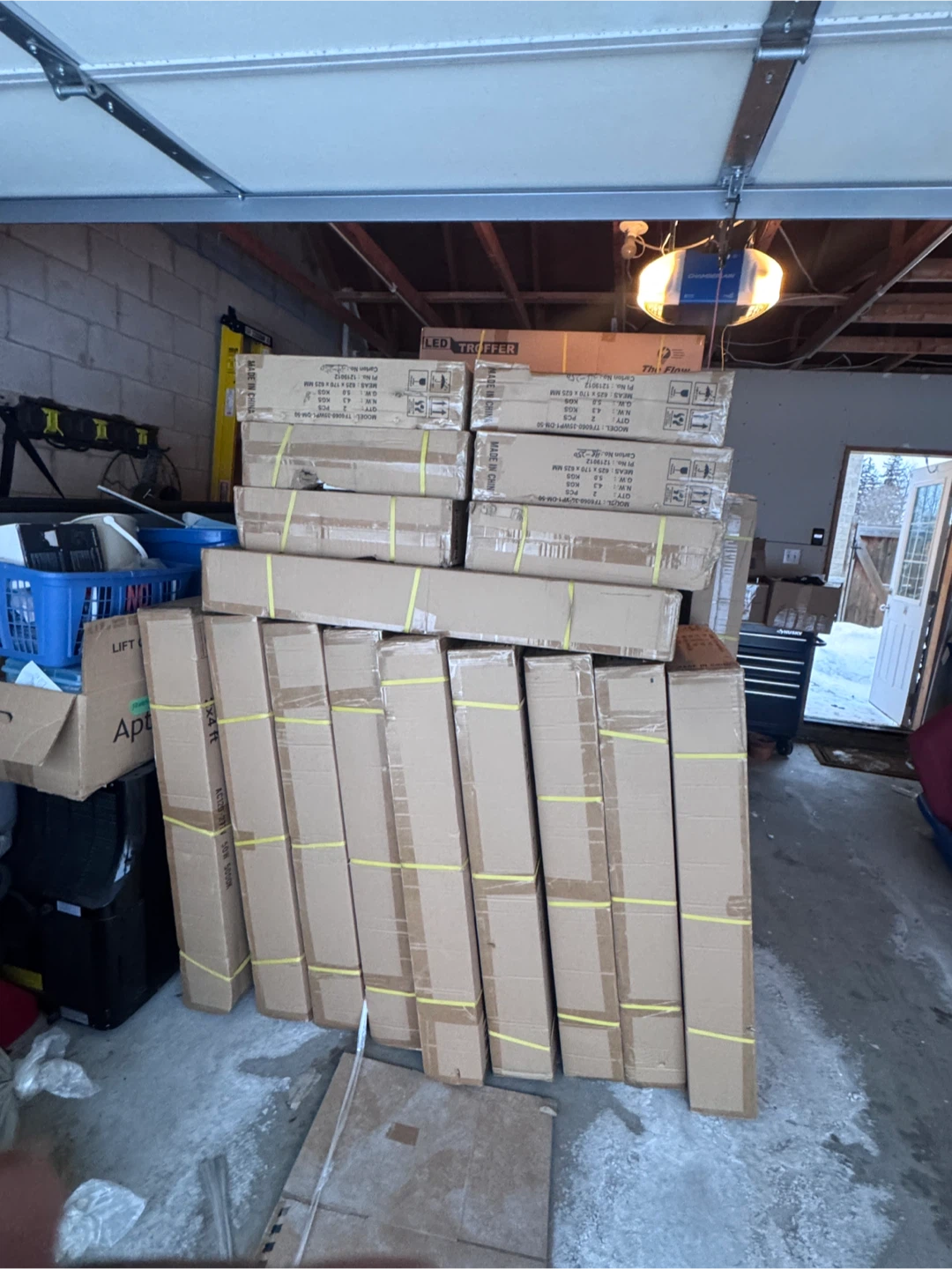 LED Troffer Light Fixture 2x2ft 35W 5000K - photo 4