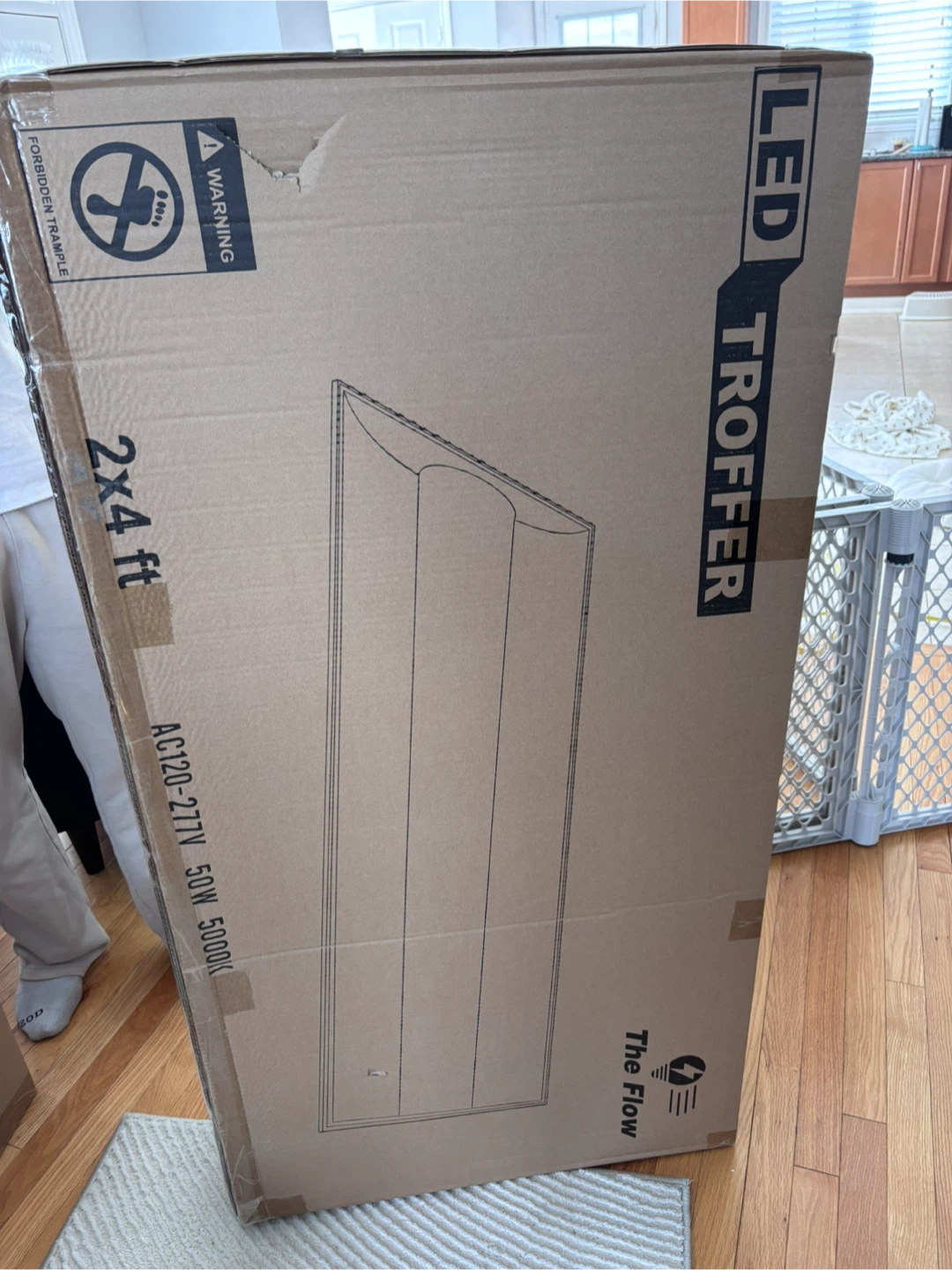The Flow LED Troffer Light - 2x4 ft