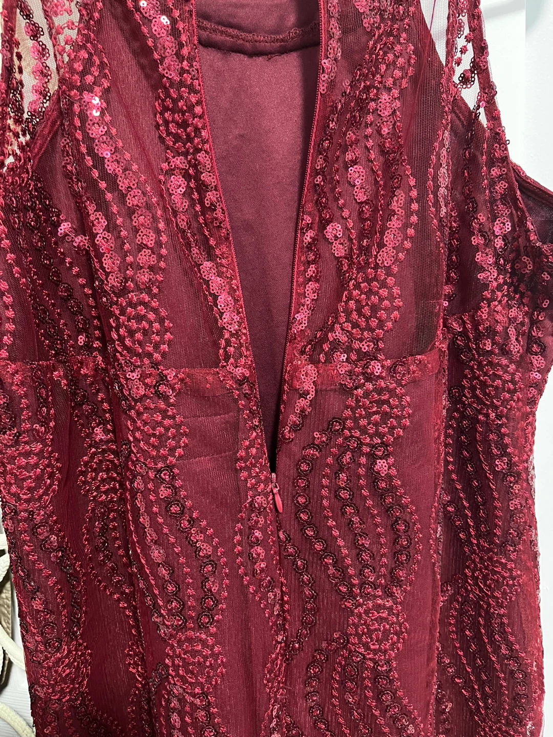 Women's Sequin Lace Dress - photo 3