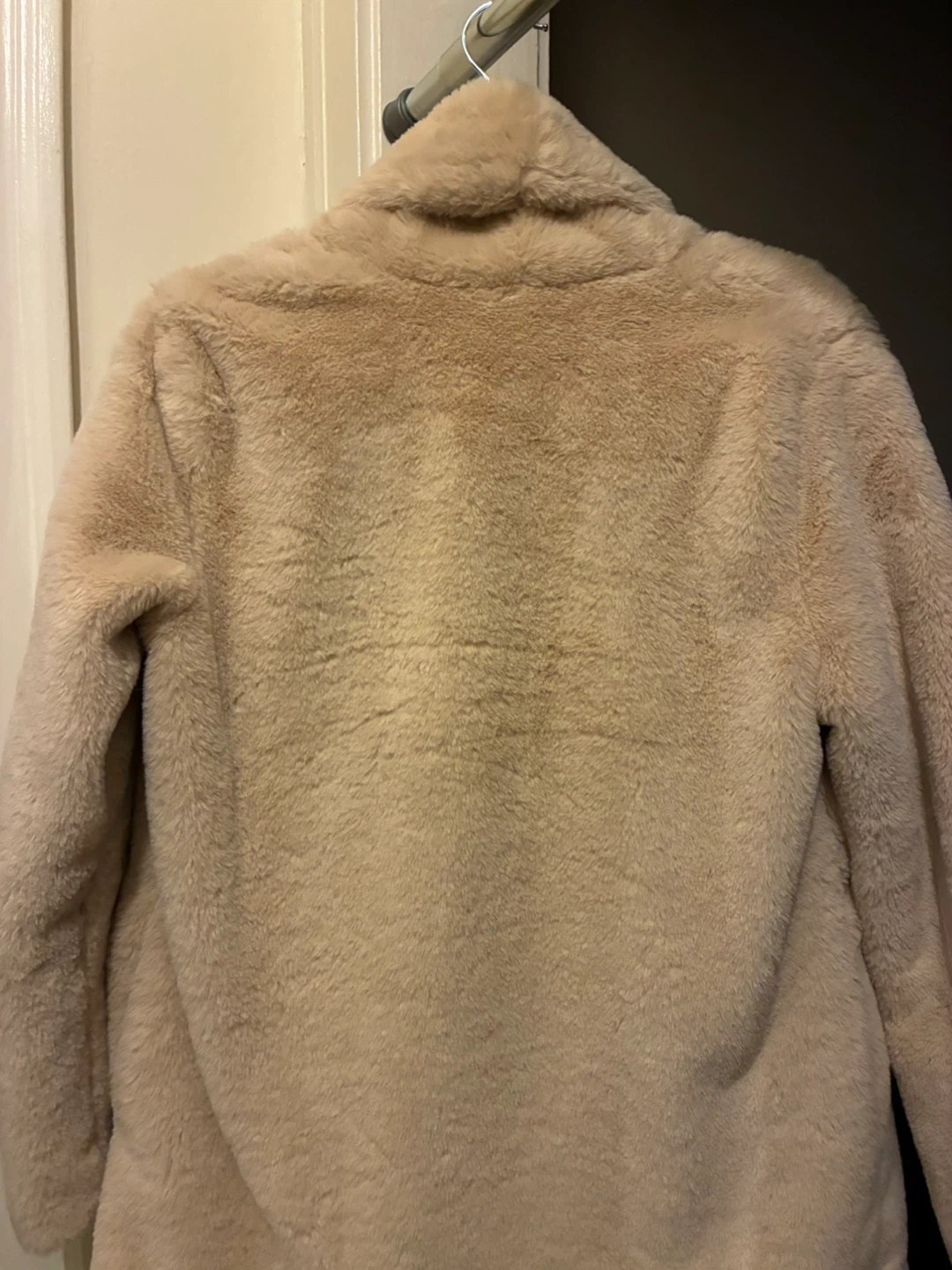 Beige Faux Fur Jacket - photo 2