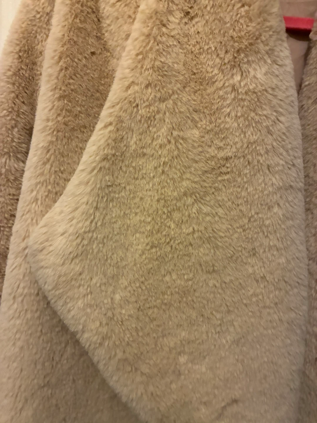 Beige Faux Fur Jacket - photo 3