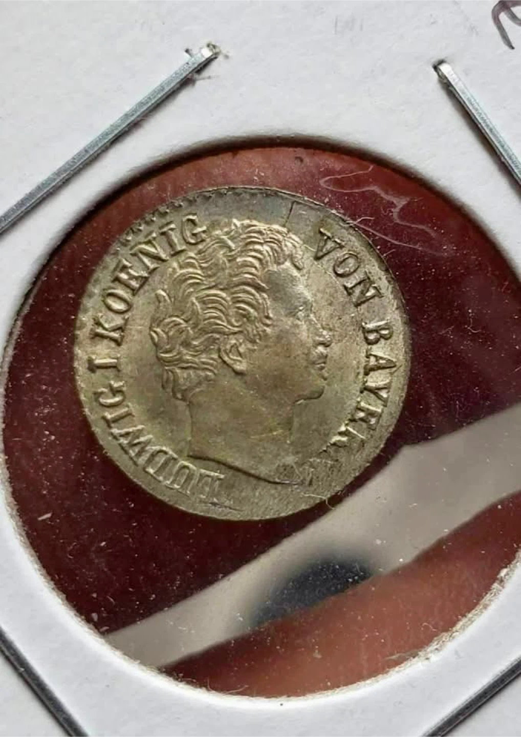 1835 German Bavaria Kreuzer Coin ‼️ERROR ‼️ - photo 2