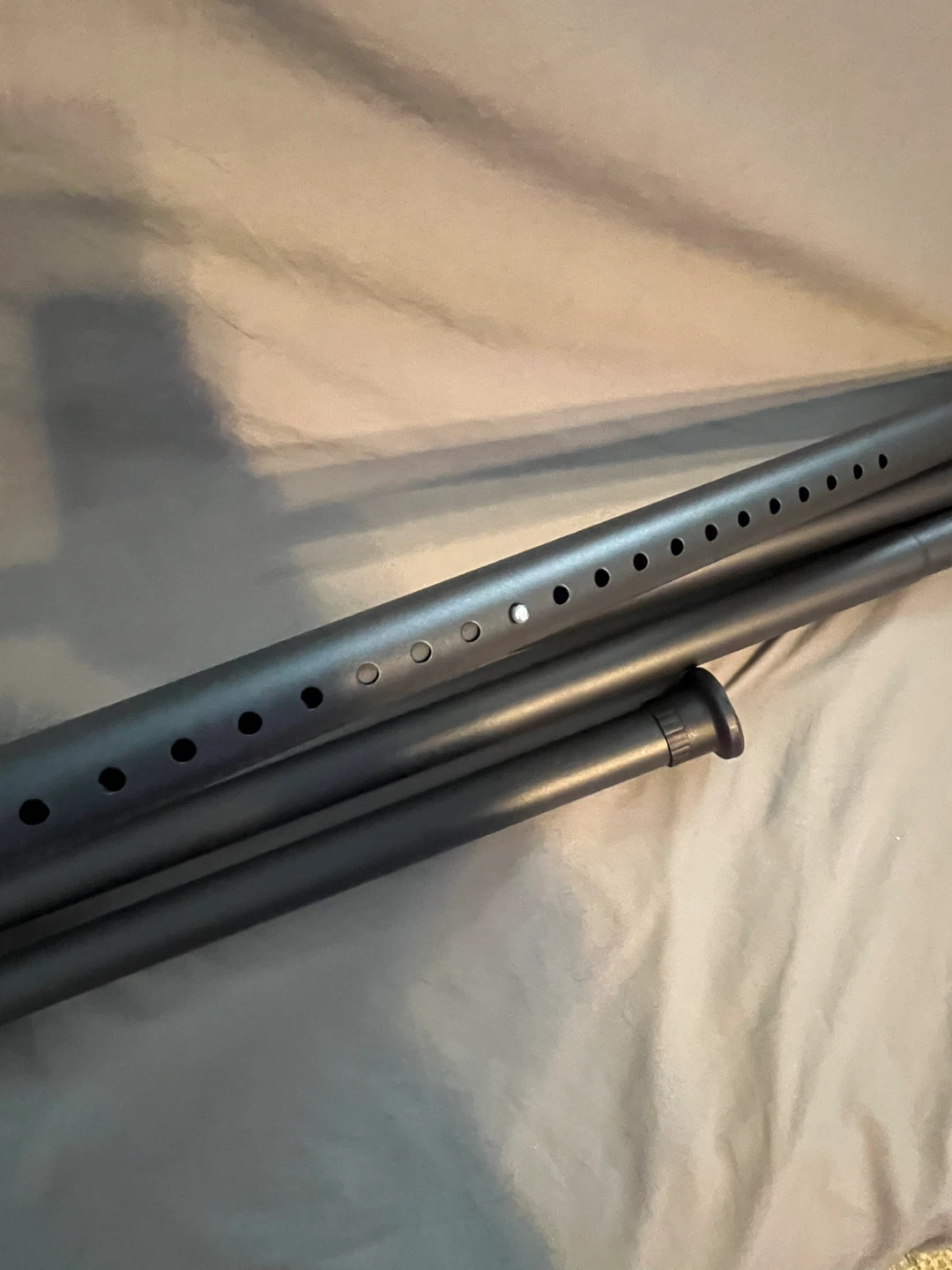 Black Adjustable length curtain rod - photo 3