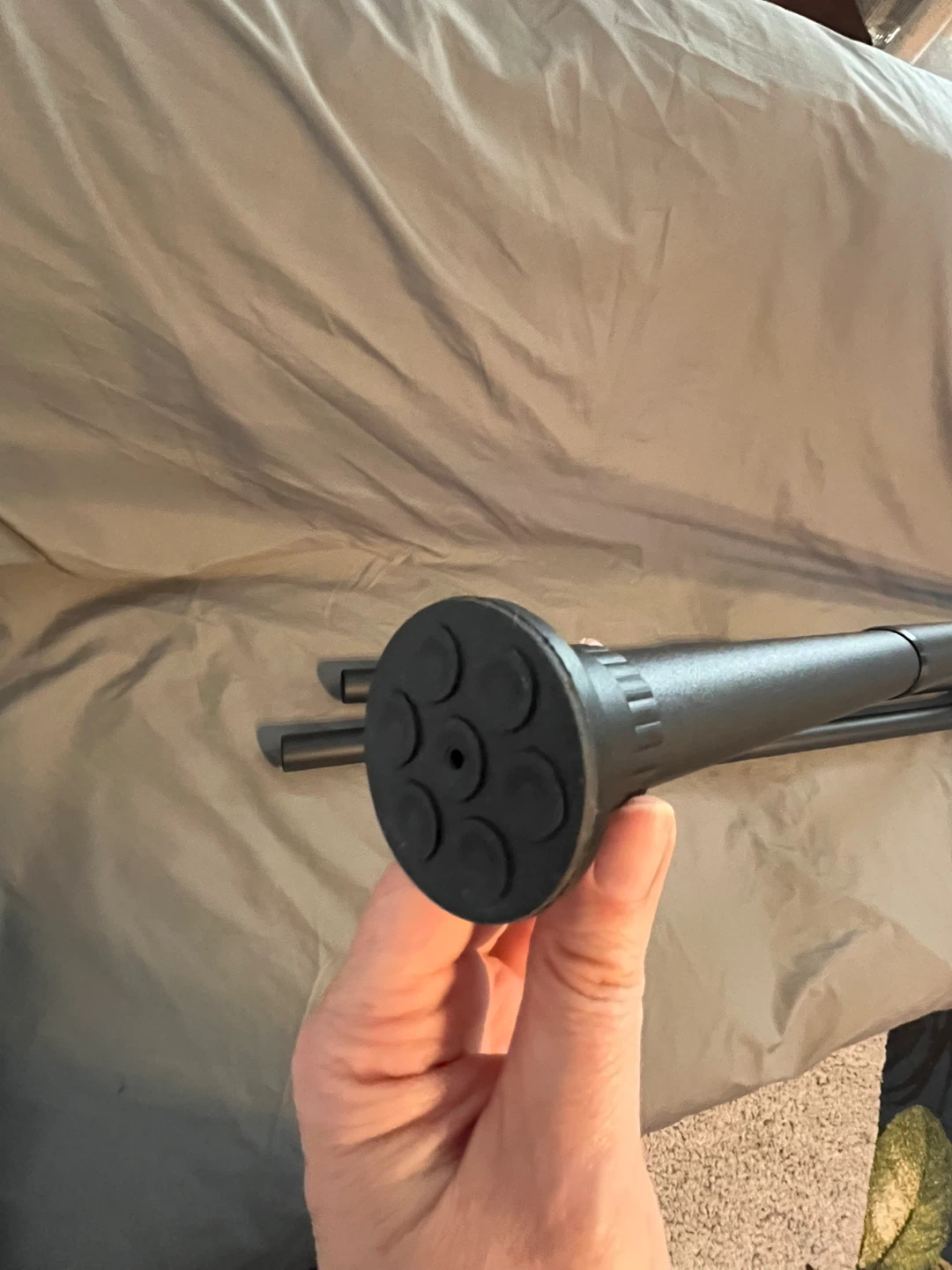 Black Adjustable length curtain rod - photo 2