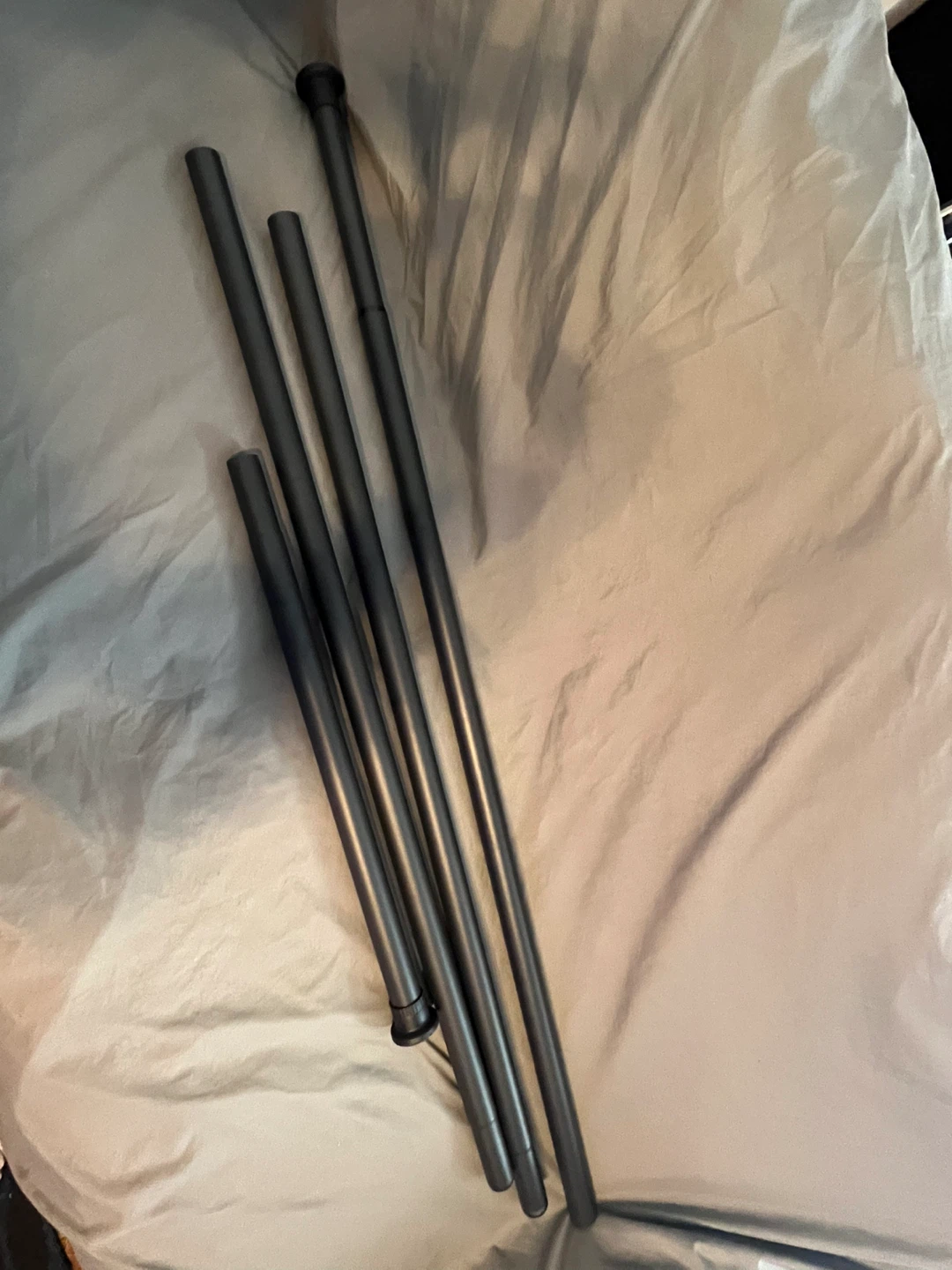 Black Adjustable length curtain rod - photo 5