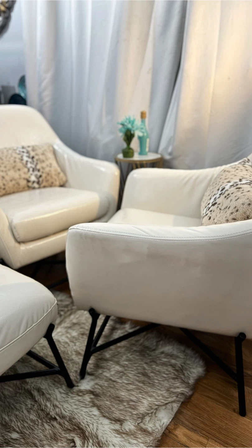 ❣️Set of 2 Accent Chairs with Ottoman (New) 🧡 - photo 5