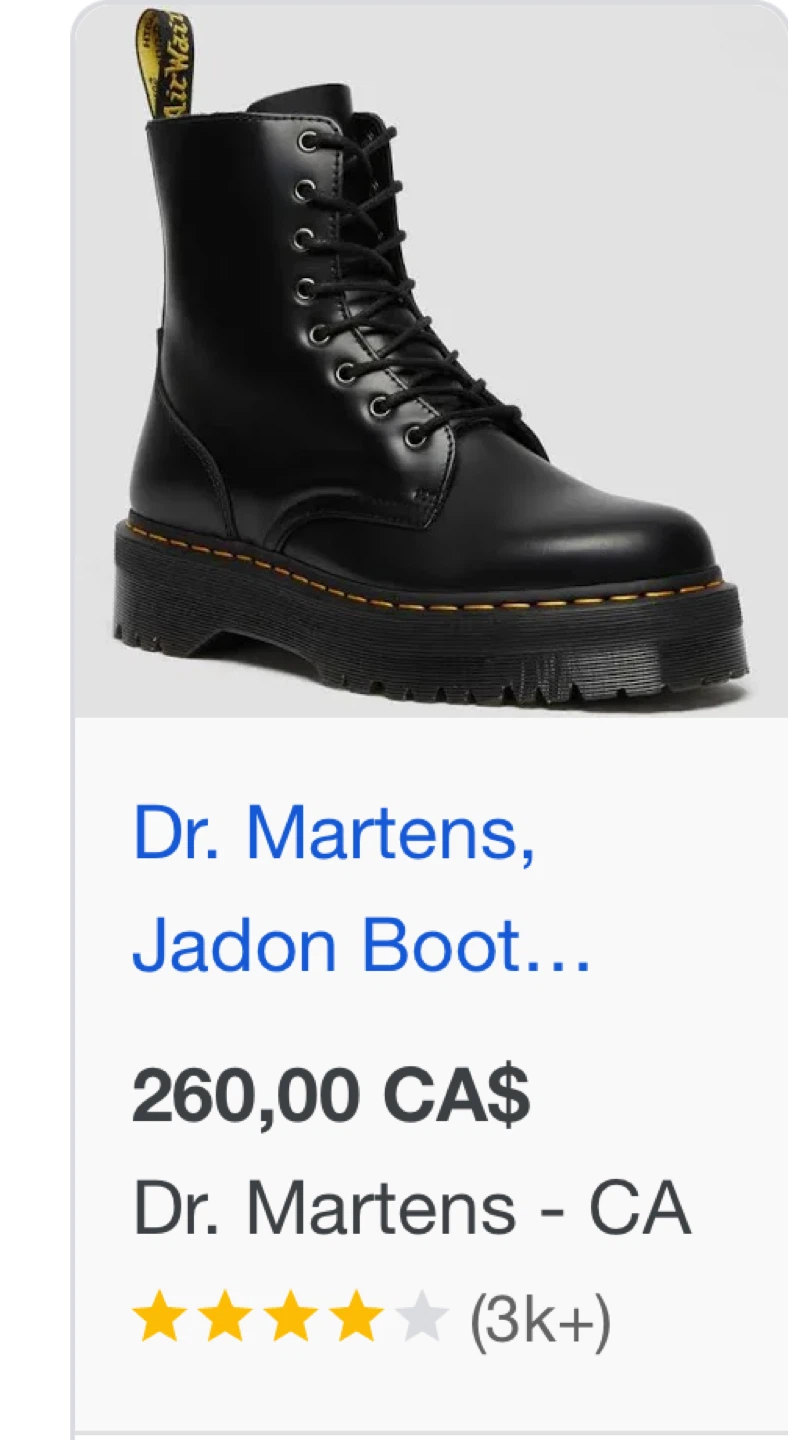 Dr. Martens JADON Quad Retro Platform Boots