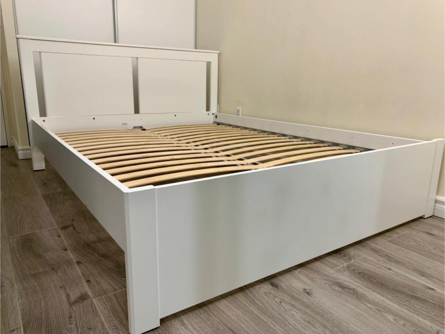 IKEA queen wooden bed frame - photo 3