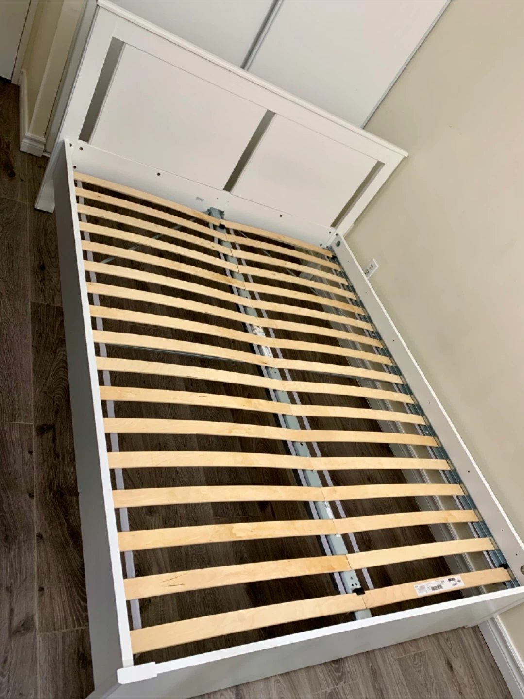 IKEA queen wooden bed frame - photo 4
