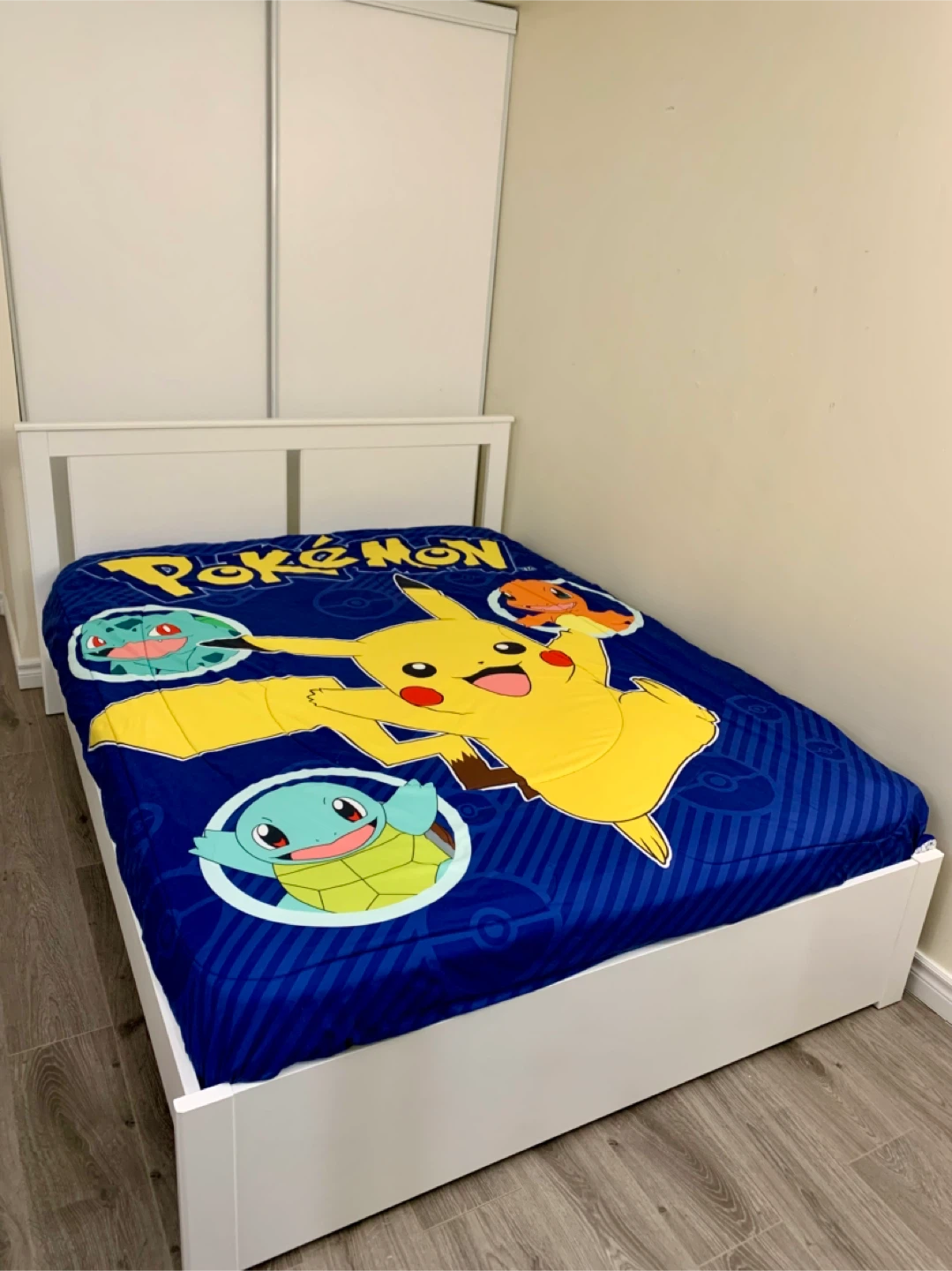 IKEA queen wooden bed frame - photo 2