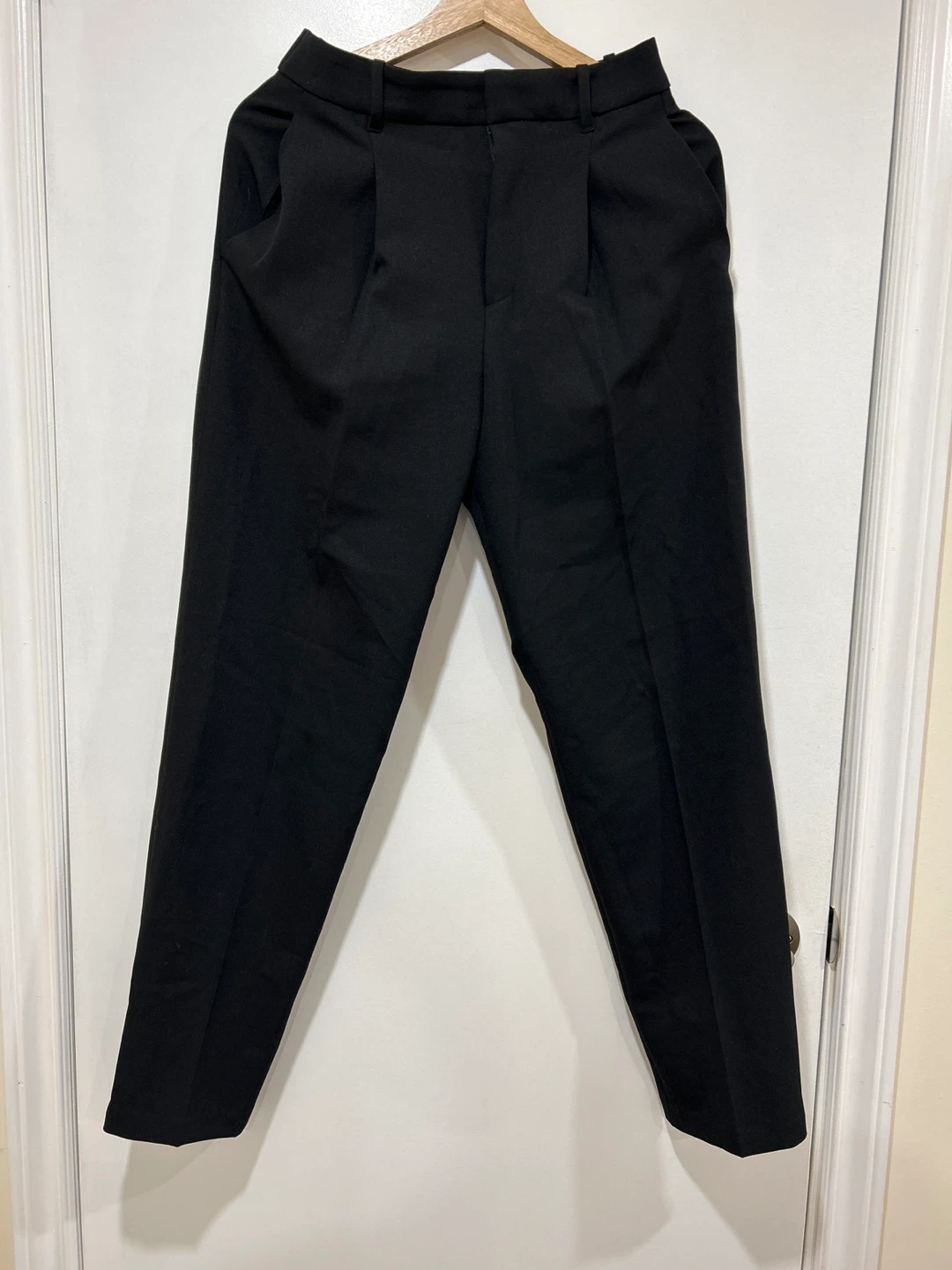 Black Pleated Dress Pants