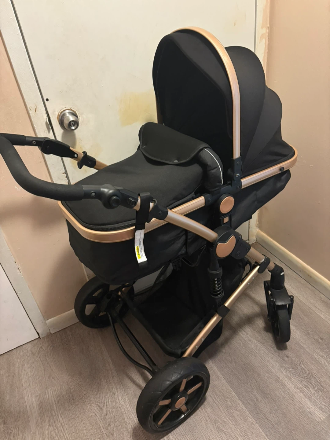 Supperbebe 3 in 1 Baby Travel System - Black Gold
