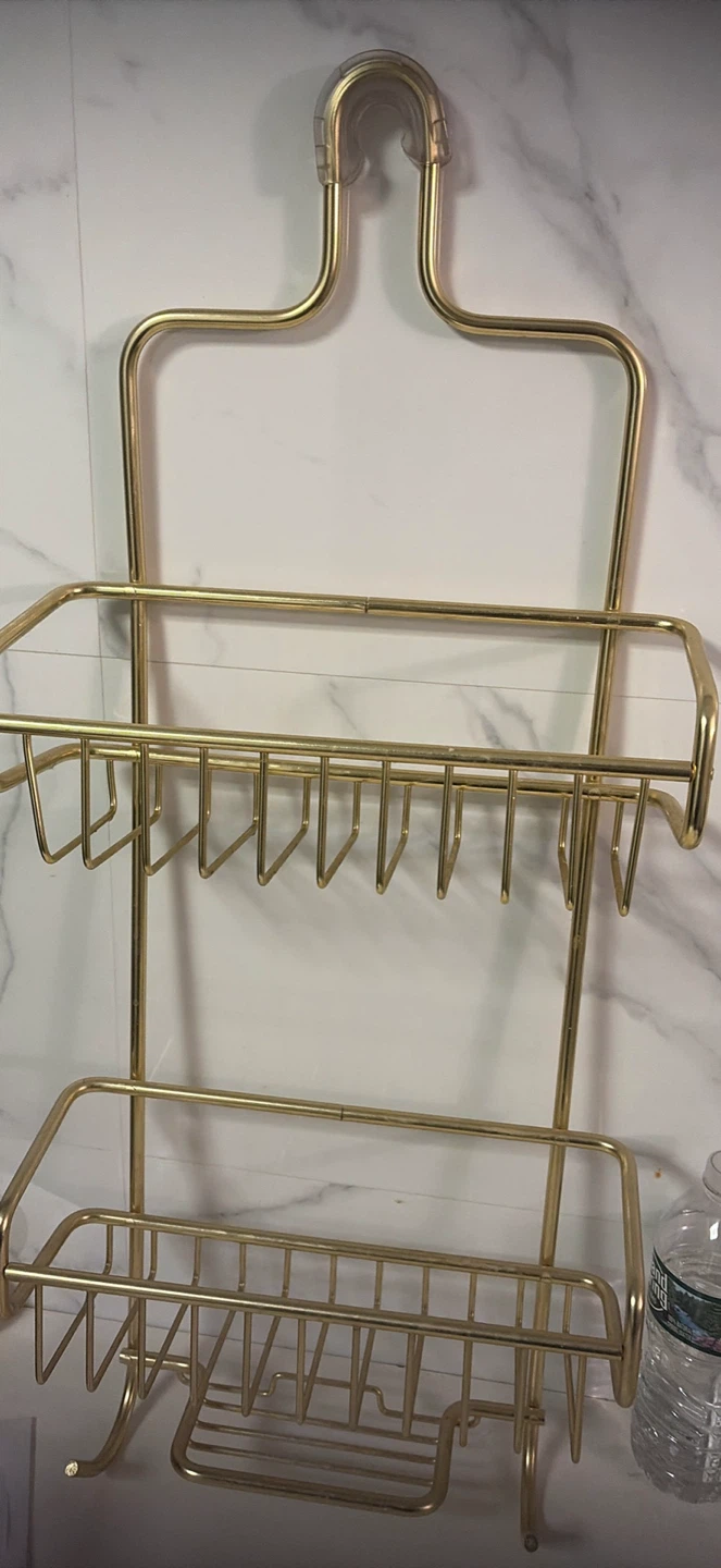 Gold Metal 2-Tier Shower Caddy - photo 2