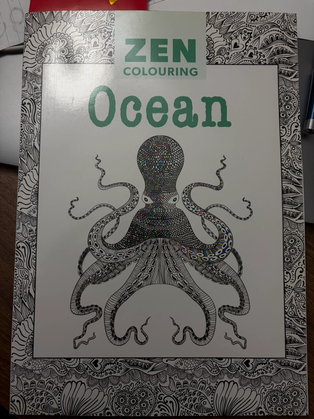 Ocean Adult Colouring Book 🧡
