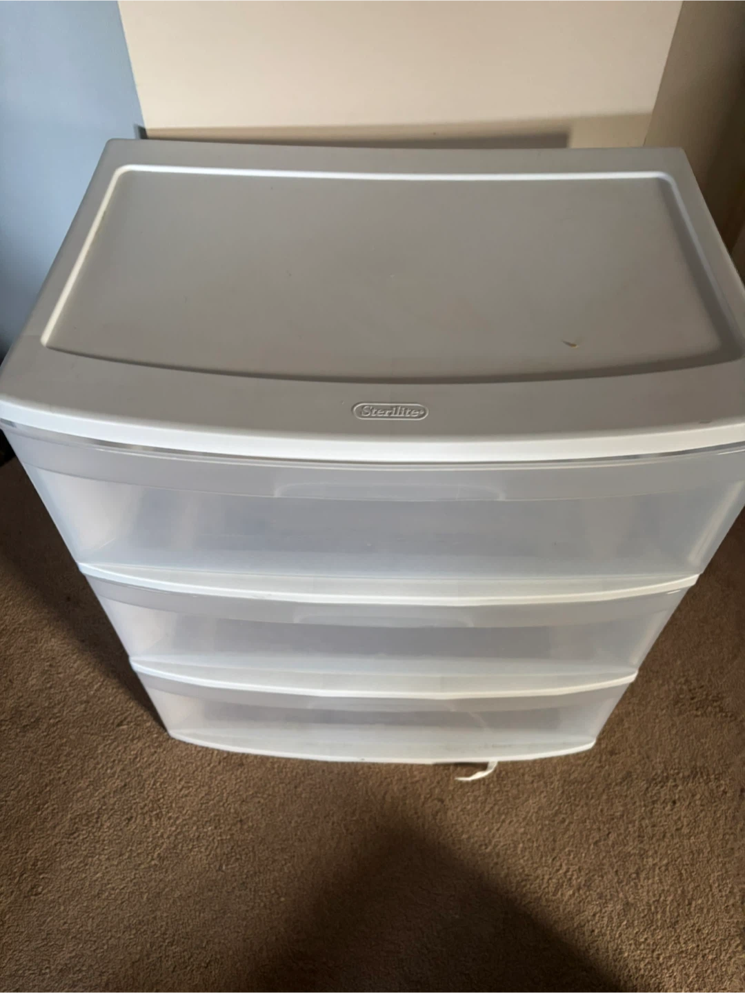 Sterilite 3-Drawer Storage Cart