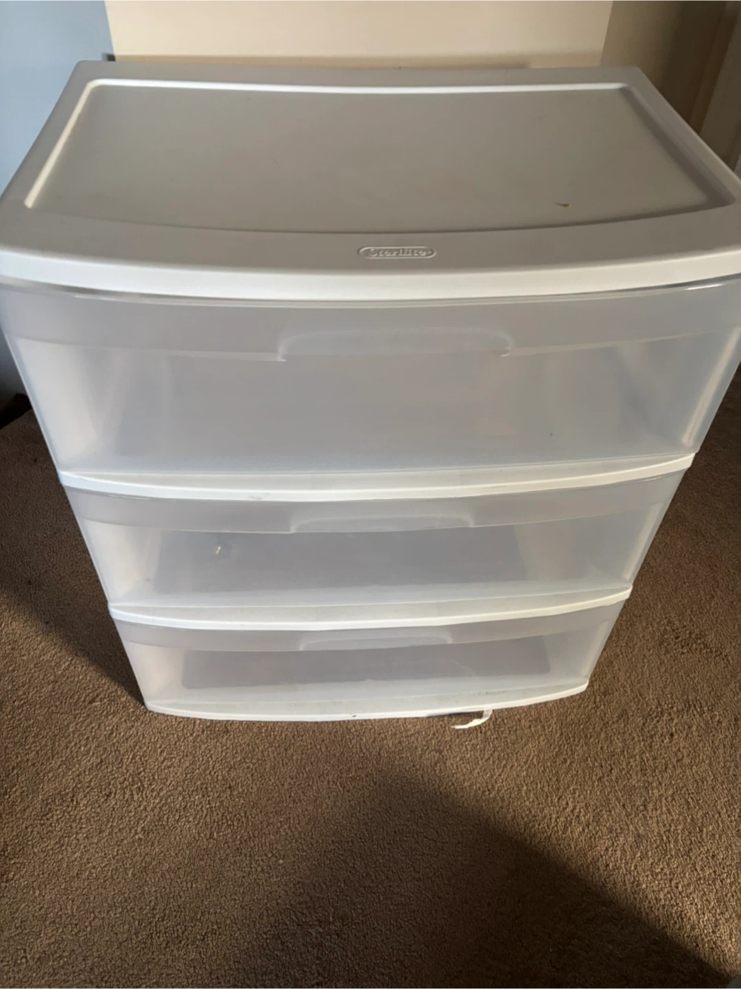 Sterilite 3-Drawer Storage Cart - photo 2