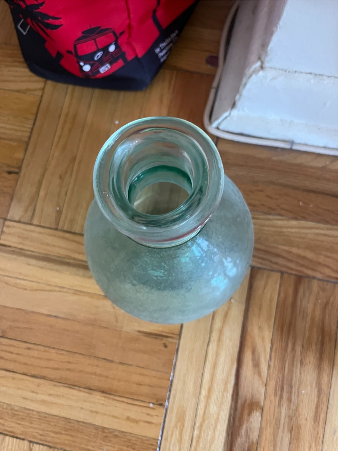 Decorative Glass Bottle with Ornate Stopper - photo 3