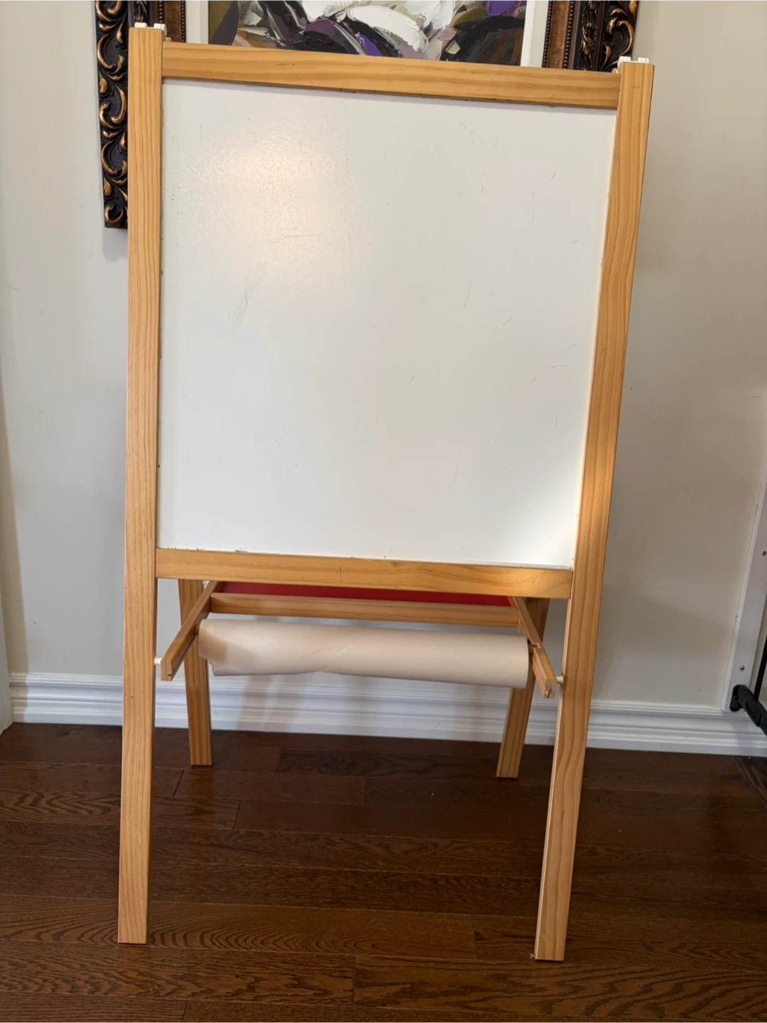 Wooden Double-Sided Easel with Paper Roll - photo 2