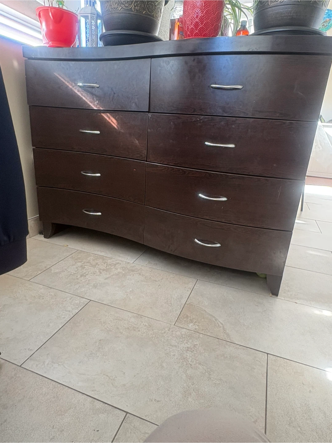 Dark Brown 6-Drawer Dresser - photo 3