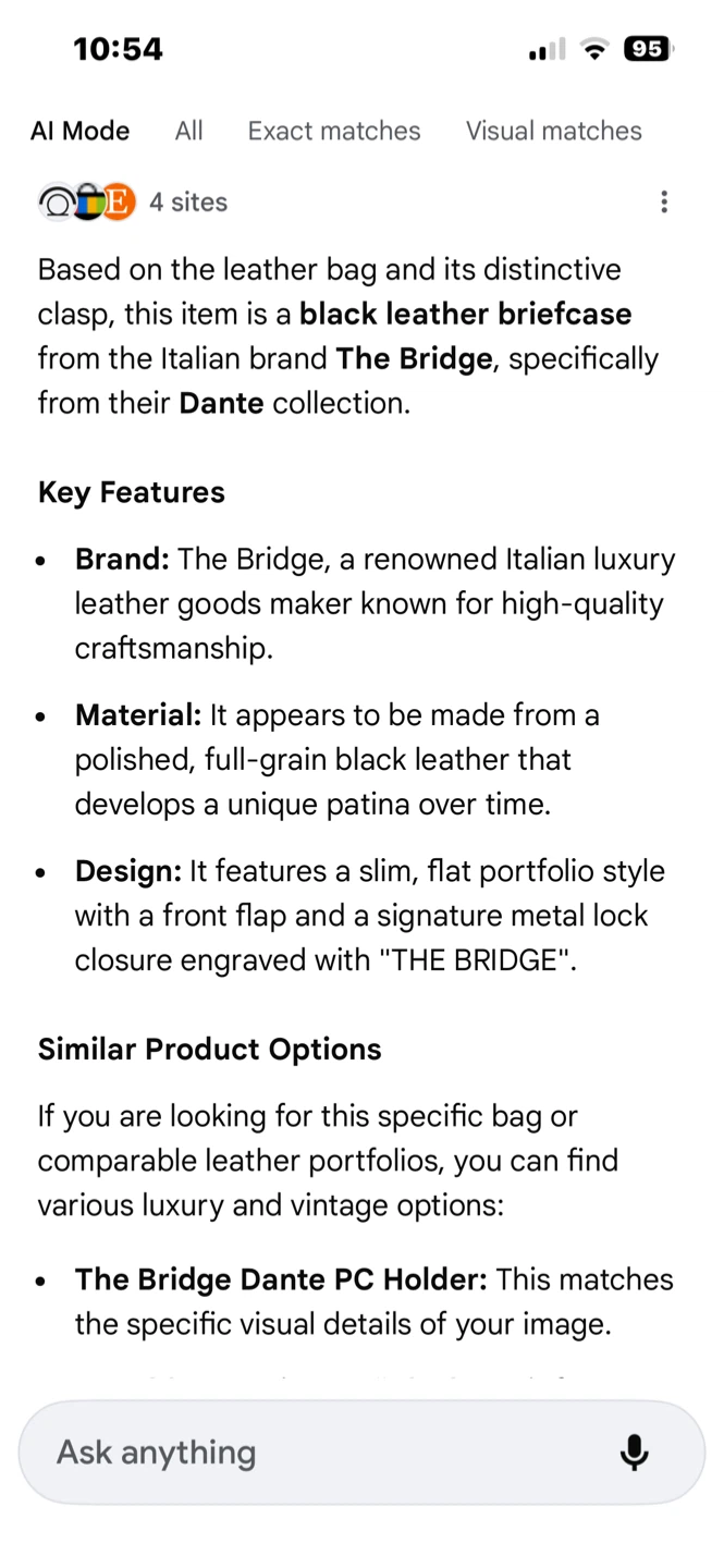 The Bridge Black Leather Clutch - photo 5