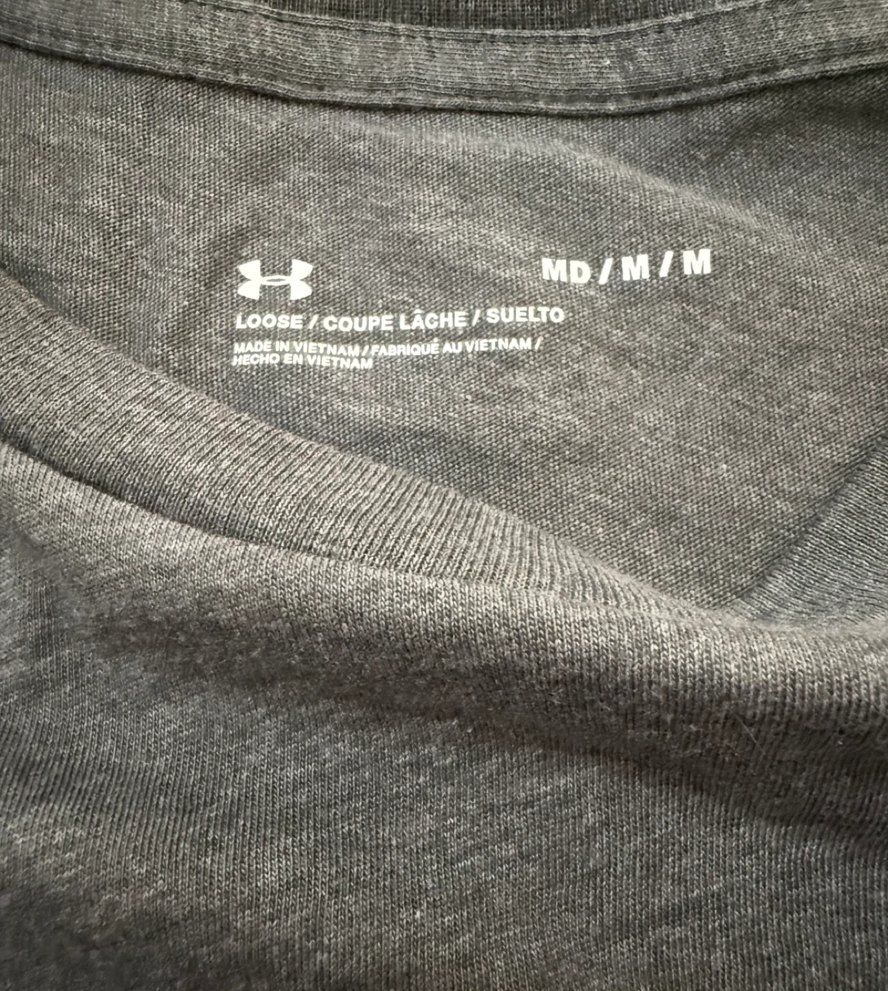 Under Armour Loose Fit T-Shirt - MD/M - Grey - photo 3