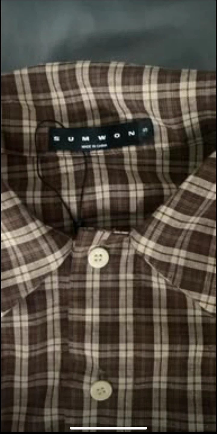 Sumwon Plaid Button-Up Shirt - photo 2