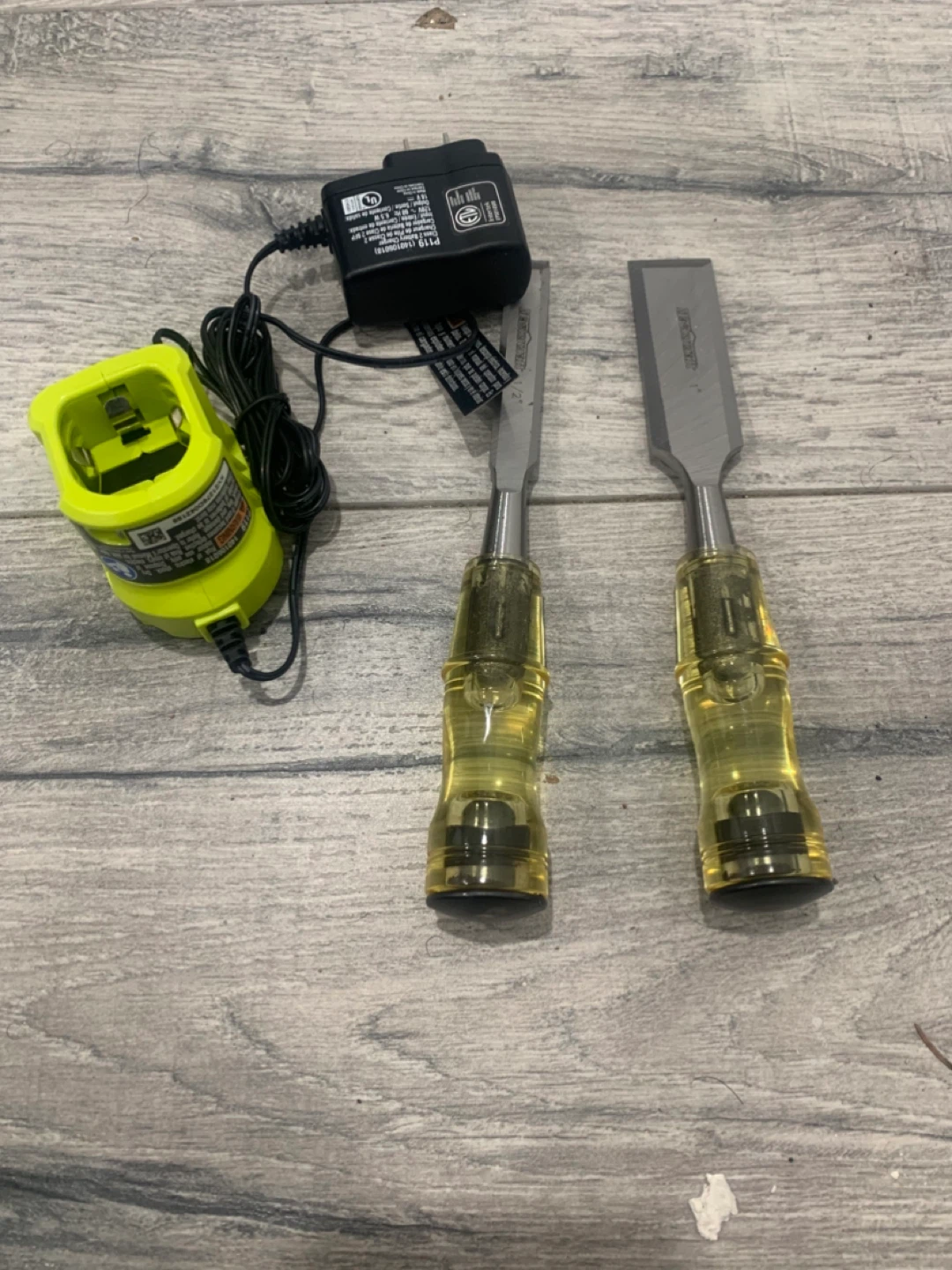 Ryobi Chisels with Charger