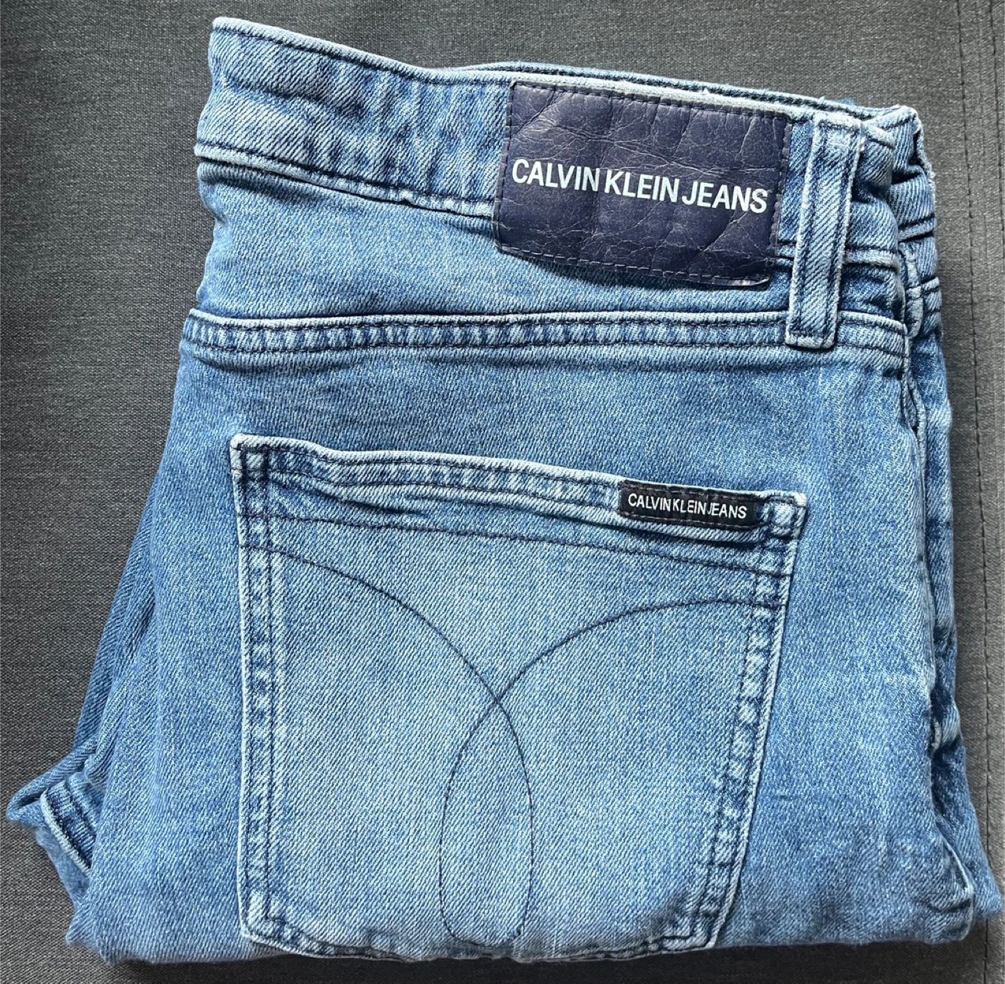 Calvin Klein Jeans Blue Denim Pants Light Wash