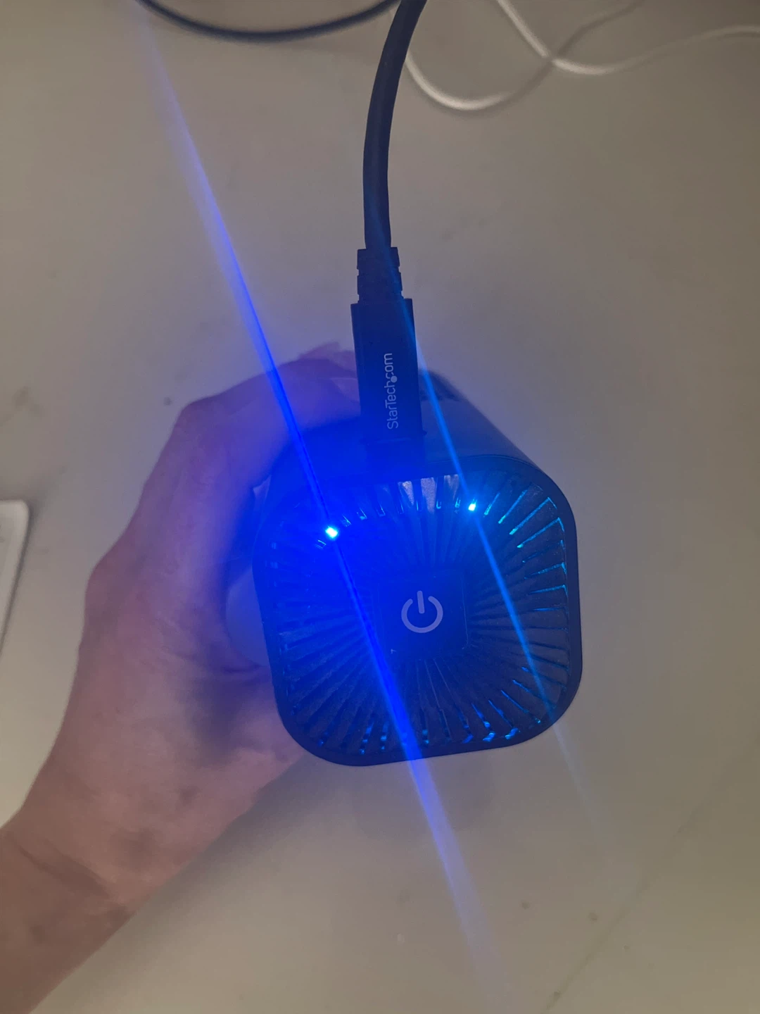 2x Colour changing mini Air Purifier