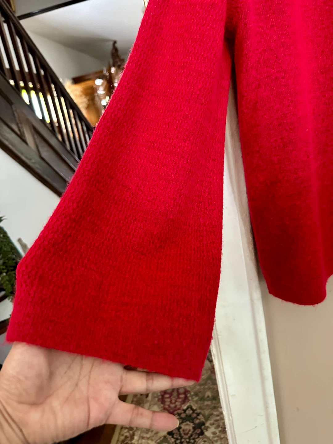 Loft Red Knit Sweater Size XXL - photo 5