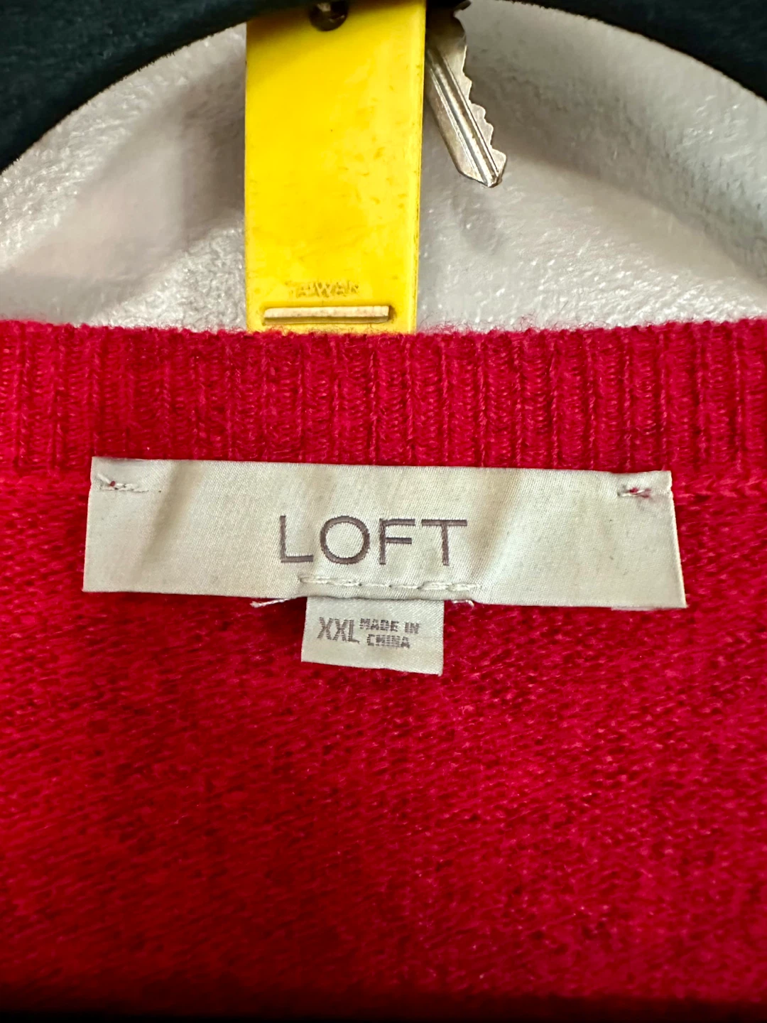 Loft Red Knit Sweater Size XXL - photo 3
