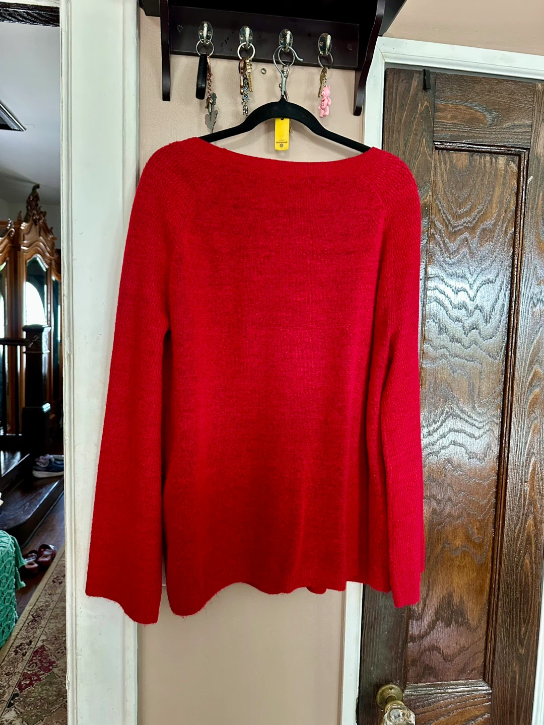 Loft Red Knit Sweater Size XXL - photo 4
