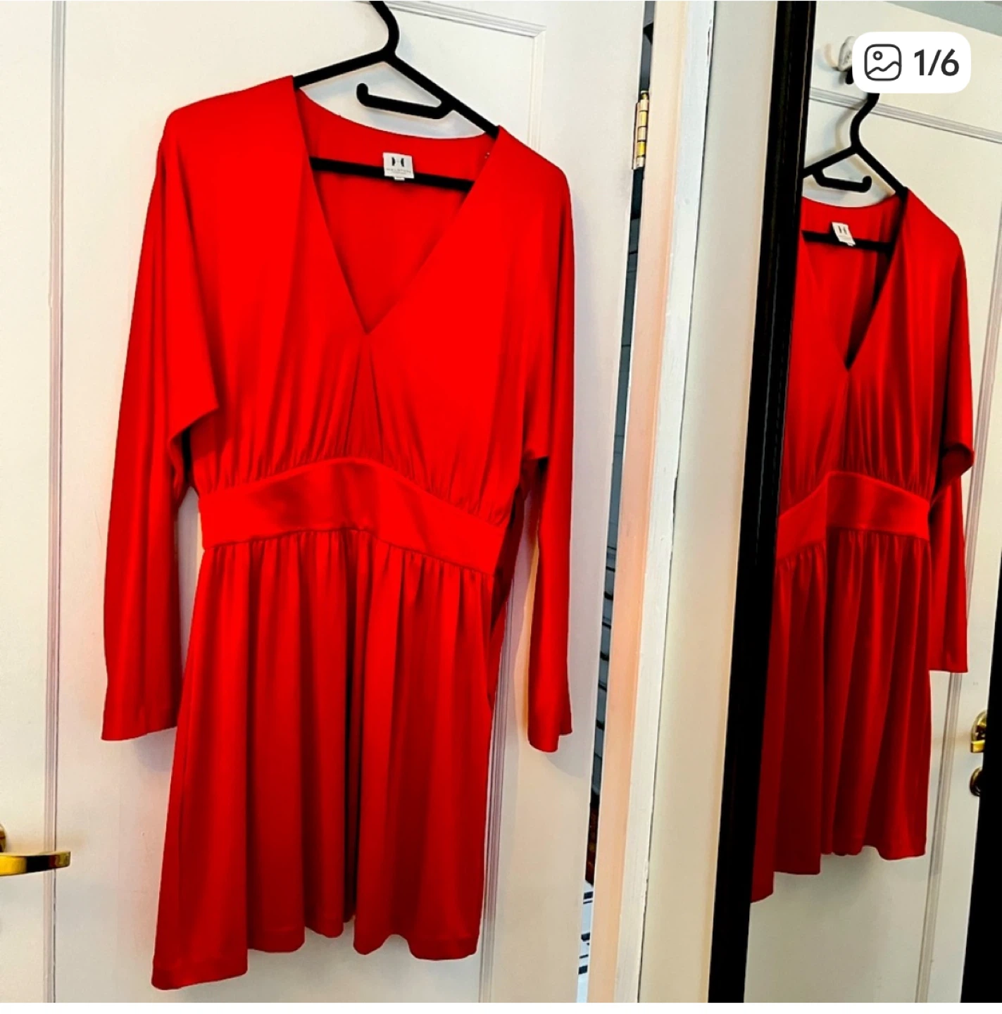 Halston Heritage Red Sex & the City 'Carrie' Dress US M
