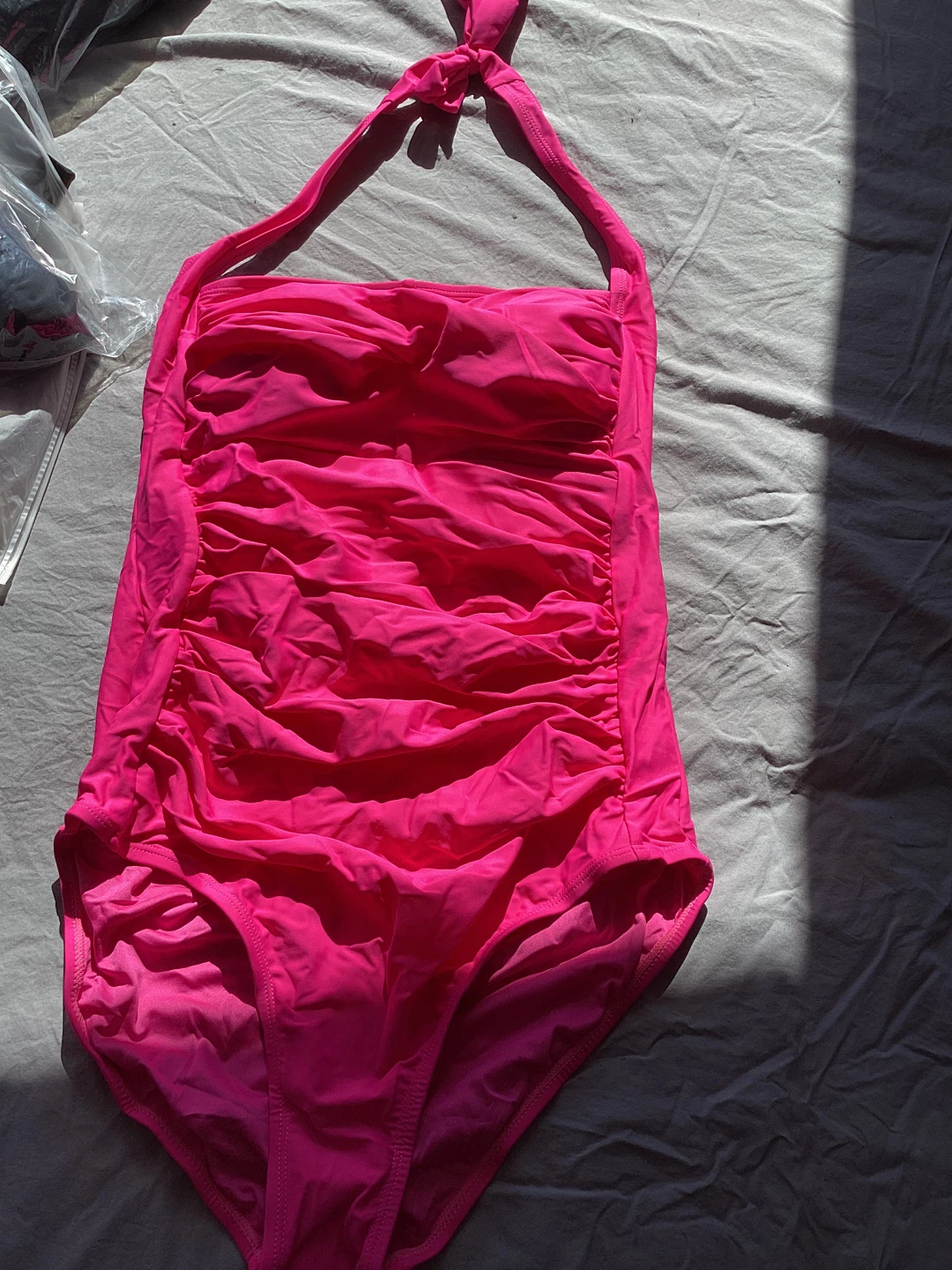 NWT Swimsuit Women's holter One-Piece Pink Size M