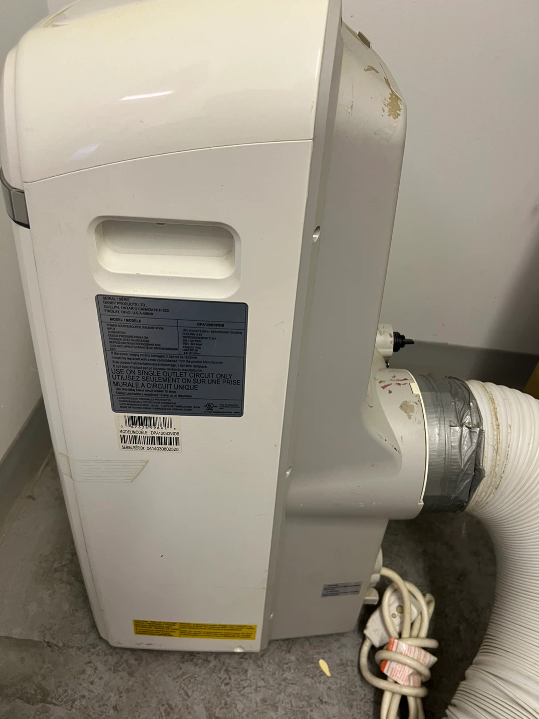 Danby DPA120B3WDB Portable Air Conditioner 12000 BTU - photo 4