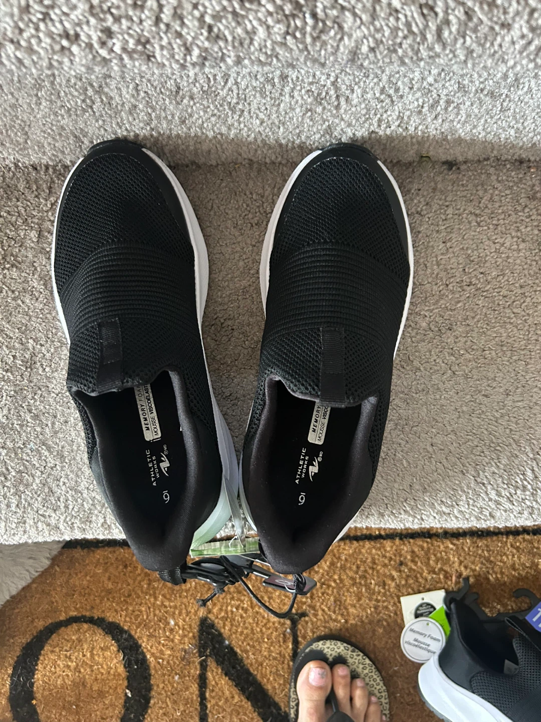 Athletic Works Memory Foam Slip-On Shoes