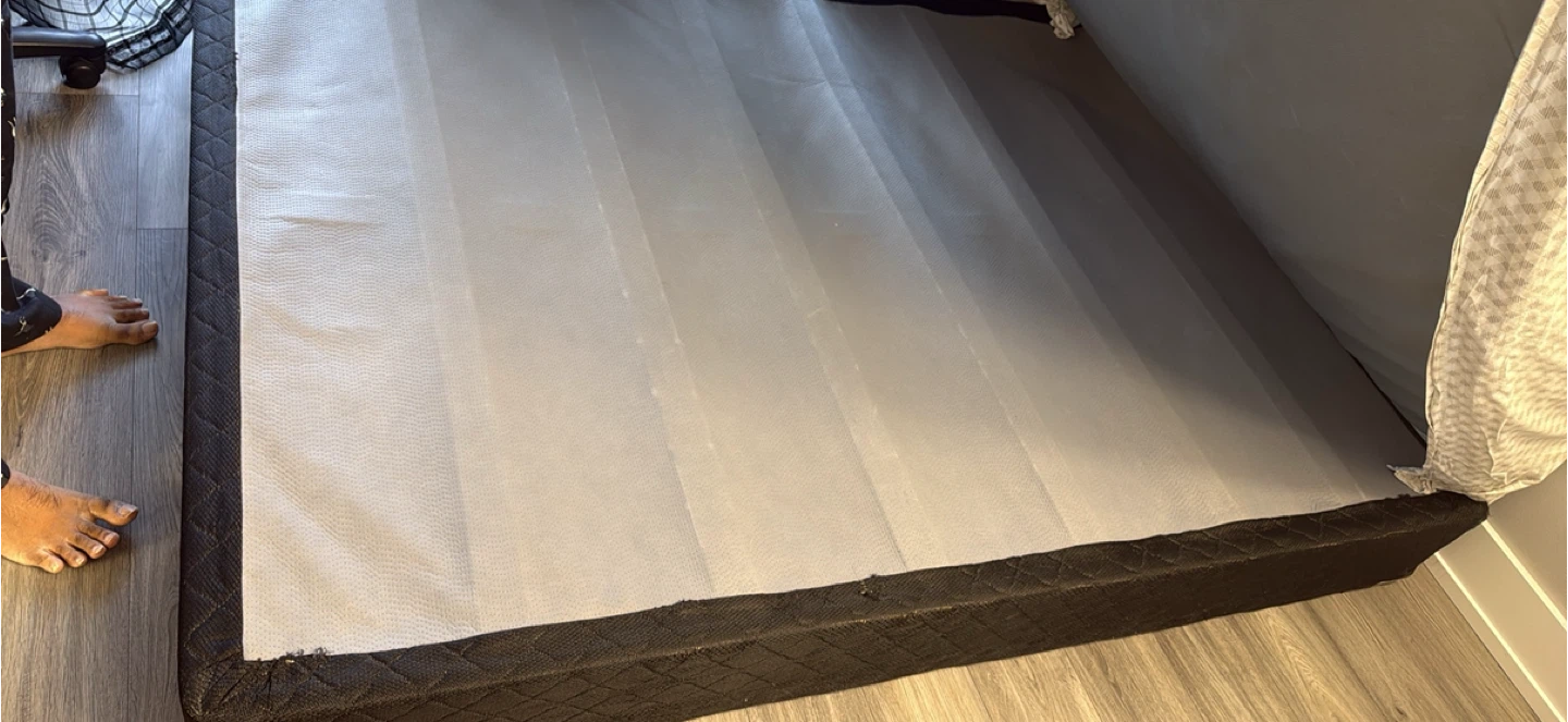 Queen Mattress+Box Spring+Protector+2 Pillows — Clean & Ready - photo 5