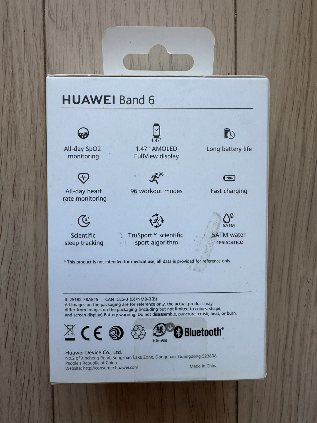Huawei Band 6 smartwatch 1.47 inch display Graphite Black - photo 2