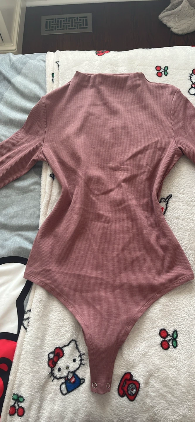 zara rose/blush pink bodysuit
