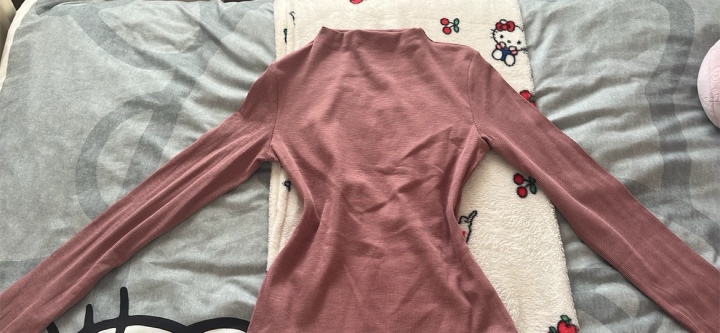 zara rose/blush pink bodysuit - photo 2